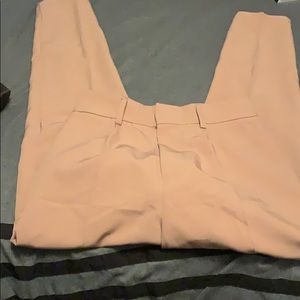 Slant Pocket Belted Tailored Pants (Khaki)